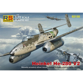 Heinkel He-280 V2 German turbojet-powered fighter aircraft, RS Models, 1:72, (92150) 