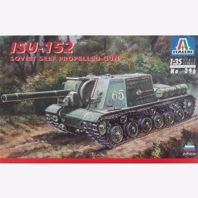 ISU-152 Soviet Self Propelled Gun 1:35 Italeri 296 Modellbau Panzer