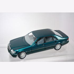 Mercedes SEL600, gr&uuml;n metallic, M 1:24 Schabak Fertigmodell Originalverpackung
