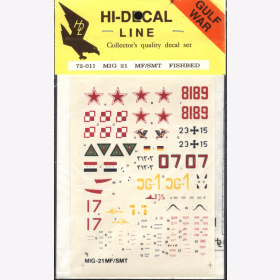Hi-Decal Line 48-006 F/A-18 Stencil Data 1:48 Modellbau Abziehbild 