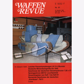 Waffen Revue Nr. 91 Deutsche Minenr&auml;umger&auml;te 7,5cm Gebirgsgesch&uuml;tz 36