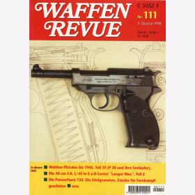Waffen Revue Nr. 111 Walther Pistolen J&auml;gerrakete Stielgranaten