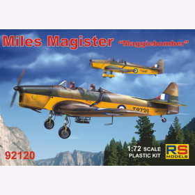Miles Magister &quot;Maggiebomber&quot; RS Models, 1:72, (92120)