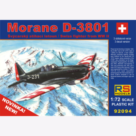 Morane D-3801 RS Models, 1:72, (92094)