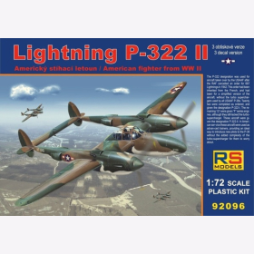 Lightning P-322 II American Fighter WWII RS Models, 1:72, (92096)