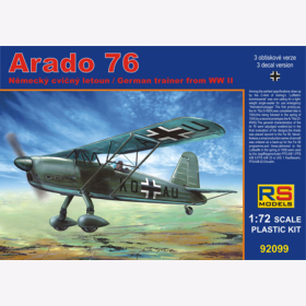 Arado 76 German Trainer, RS-Models 1:72 (92099)