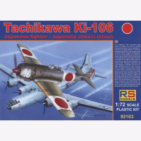 Tachikawa Ki-106 RS Models, 1:72, 92103