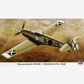 Messerschmitt Bf 109E-3 &quot;Spanish Civil War&quot; 1:48, Hasegawa 09601