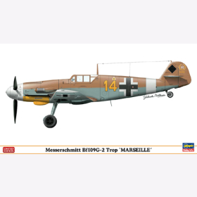 Messerschmitt Bf 109G-2 Trop &quot;Marseille&quot; 1:48, Hasegawa 09952