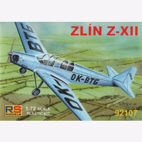 Zlin Z-XII, RS Models, 1:72, (92107)