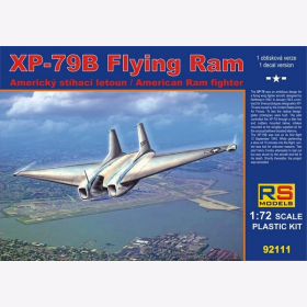 XP-79B Flying Ram, RS Models, 1:72, (92111)