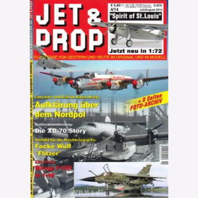 JET &amp; PROP 4/14 Flugzeuge von gestern &amp; heute im Original &amp; im Modell