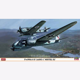 Fw190A-8 &amp; Ju88G-1 &quot;Mistel S2&quot; Hasegawa 01975 1:72 Limited Edition!
