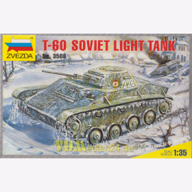 T-60 Soviet Light Tank, Zvezda 3508, M 1:35 Modelling Red...