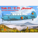 Yak-11 / C-11 Moose Two-seat advanced trainer...