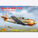 Bloch MB-152 WW II French Fighter, RS Models, 1:72, (92163)