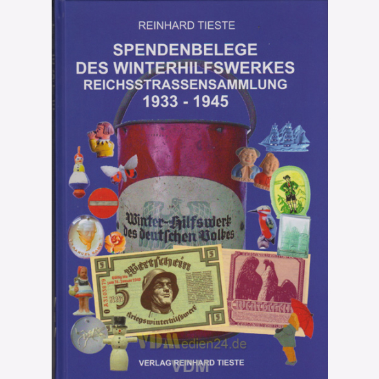 1001 Spendenbelege des Winterhilfswerkes Reichsstrassensammlung 1933-1945 