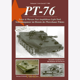 PT-76 Soviet and Warsaw Pact Amphibious Light Tank - Tankograd No. 2006