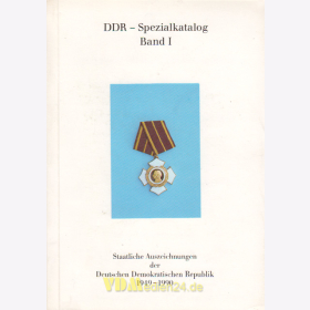 DDR-Spezialkatalog Band 1 - Staatliche Auszeichnungen der DDR 1949-1990 - Frank Bartel