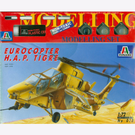 Eurocopter H.A.P. Tigre - Italeri 013, M 1:72 inkl. Farben, Pinsel, Kleber