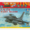 F-16 C/D Night Falcon - Italeri 188, M 1:72 inkl. Farben,...
