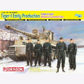 Tiger-1 Early Production Pz.Kpfw.VI, Ausf.E Wittmanns Command Tiger - inkl. 5 Figuren, 1:35 Dragon 6730