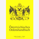 Österreichisches Ordenshandbuch Große Ausgabe 2. Band -...