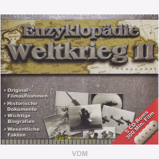 Enzyklopädie Weltkrieg II - 5 CD-Roms, 300 Minuten Film - VDMedien24.de