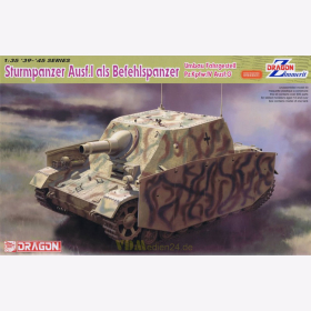 Sturmpanzer Brummb&auml;r als Befehlspanzer Umbau Fahrgestell Pz.Kpfw.IV Ausf.G, Dragon 6819, M 1:35