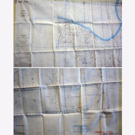 Fliegerkarte Silk Map von Bucuresti 1:1.000.000 Rumänien und Lublin Polen