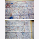 Fliegerkarte Silk Map von Leningrad und Smolensk...