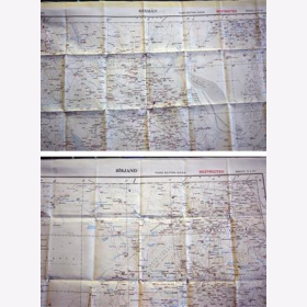 Fliegerkarte Silk Map von Kerman und Birjand (Iran) 1:1.000.000  