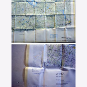 Fliegerkarte Silk Map von Riga (Lettland) und Gorkiy (Russland) 1:1.000.000  