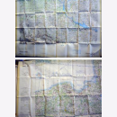 Fliegerkarte Silk Map von Kiev (Ukraine) und Wien...