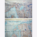 Fliegerkarte Silk Map von Stockholm Oslo und Riga...