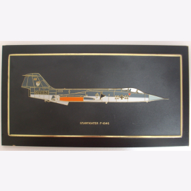 Sehr Selten! Rar! Auszeichnung / Ehrenplakette Starfighter F-104G