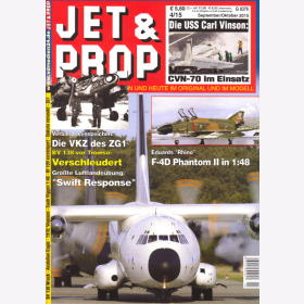 JET &amp; PROP 4/15 Flugzeuge von gestern &amp; heute im Original &amp; im Modell