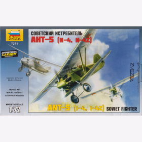 ANT-5 (I-4) Soviet Fighter, Zvezda 7271, M 1:72