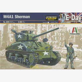 M4A1 Sherman 1:35 Italeri 225 (Special Edition V-Day 1945-2015) incl. 1 Figure