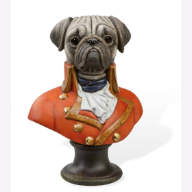 Porcelain bust &quot;Le Gouverneur des Colonies&quot; - &quot;Thierry Poncelet&quot; 25-74