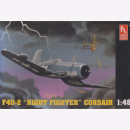 F4U-2 &quot;Night Fighter&quot; Corsair HC1520 HobbyCraft...
