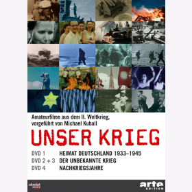 DVD - Unser Krieg - Amateurfilme aus dem II. Weltkrieg (4 DVDs)