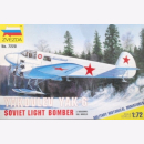 Yakovlev Yak-6 Soviet Light Bomber, Zvezda 7220, M 1:72...