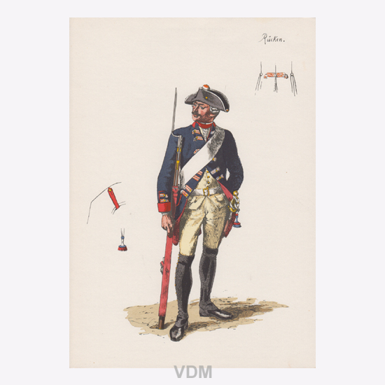Armee Friedrichs des Großen 1753-1786 I Uniformtafel Gr.1/Nr.113: PREUSSEN