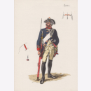 Uniformtafel Gr.1/Nr.138: PREUSSEN, 1753 - 1786, Armee...