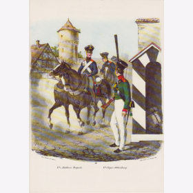Uniformtafel Gr.1/Nr.303: PREUSSEN, 1836, 2. Artillerie-Brigade