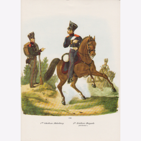 Uniformtafel Gr.1/Nr.307: PREUSSEN, 1830, 1. Sch&uuml;tzen-Abteilung