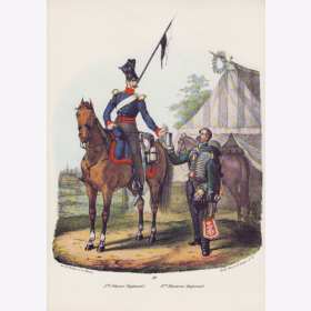 Uniformtafel Gr.1/Nr.309: PREUSSEN, 1830, 5. Ulanen-Regiment
