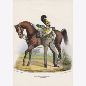 Uniformtafel Gr.1/Nr.312: PREUSSEN, 1830, Garde-K&uuml;rassier-Regiment