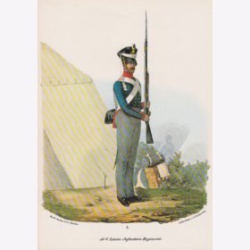 Uniformtafel Gr.1/Nr.321: PREUSSEN, 1830, 14. Infanterie-Regiment